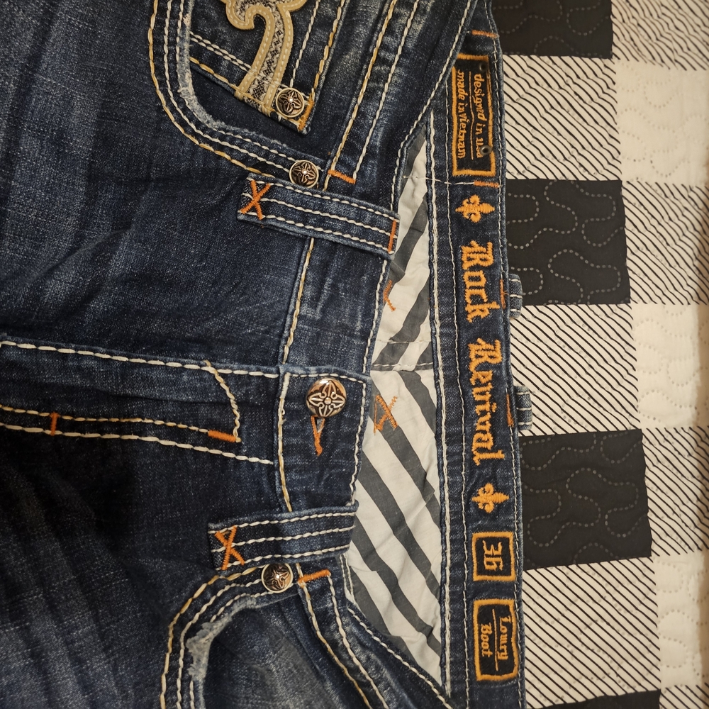 Rock Revival Blue Denim Jeans